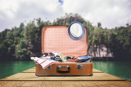 Travel, sunglasses, old.の写真素材