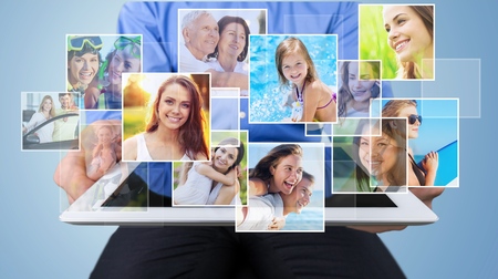 Connection, contacts, app.