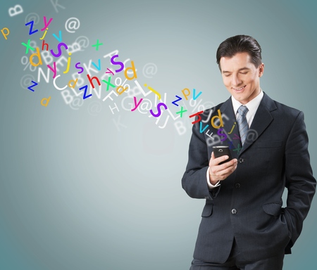 Internet, sms, spam.の写真素材