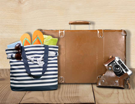 Summer, bag, isolated.の写真素材