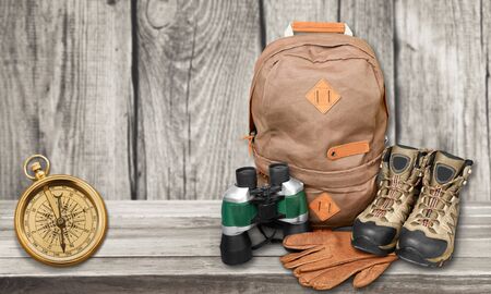 Hiking, Travel, Equipment.の写真素材