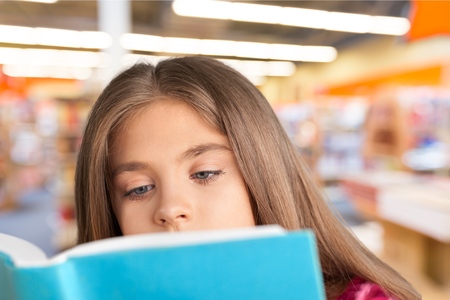 Child, Reading, Book.の写真素材