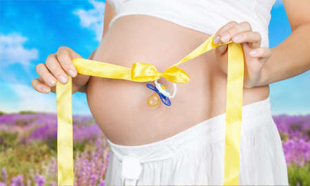 Pregnant, mom, woman.の写真素材