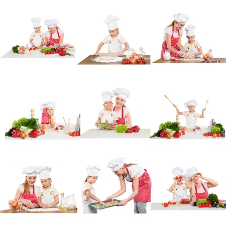 Mothers, kitchen, food.の写真素材