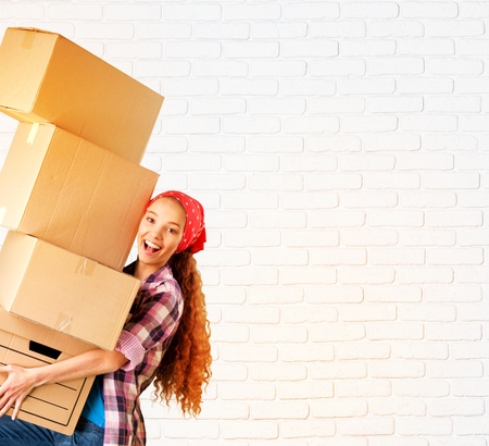 Moving House, Moving Office, Physical Activity.の写真素材