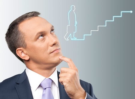 Thinking, Men, Confusion.の写真素材