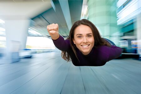 Superhero, Women, Flying.