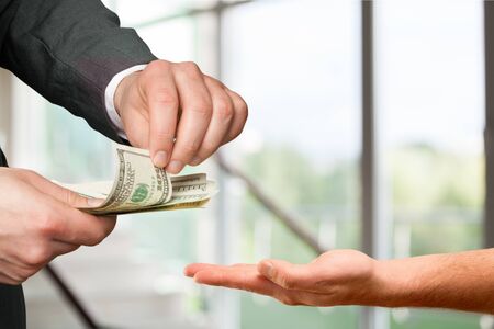 Currency, Paying, Giving.の写真素材