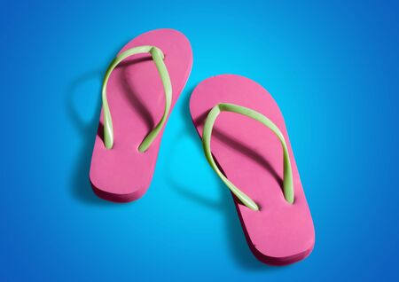 Flip-flop, Pink, Shoe.の写真素材