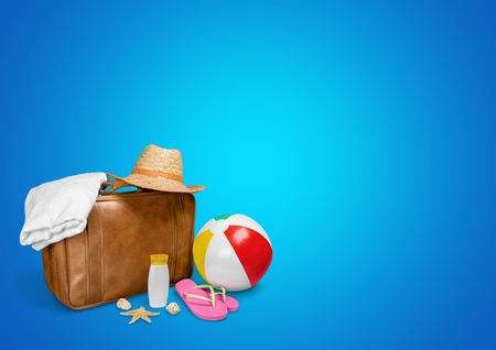 Suitcase, Vacations, Luggage.の写真素材