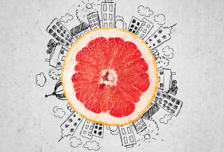 Grapefruit, Citrus Fruit, Fruit.