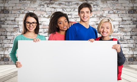 Youth, white, group.