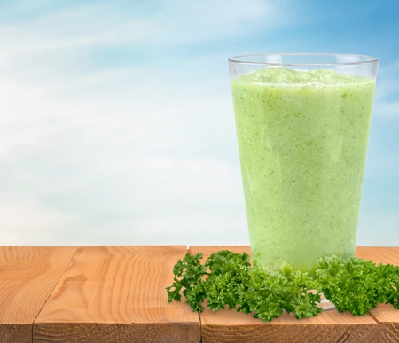 Green, spinach, leaves.の写真素材