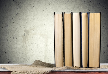 Antique books, aged, ancient.の写真素材