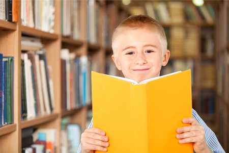 Elementary Student, Reading, Child.の写真素材