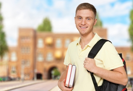 Student, Teenager, Backpack.の写真素材