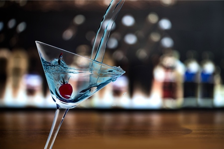 Cocktail, Blue, Drink.