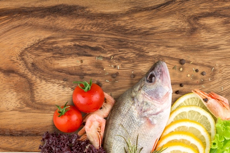 Fish, wooden, kitchen.