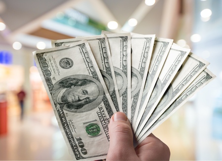 Currency, Dollar, Human Hand.