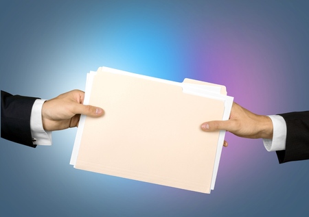 File, Document, Giving.の写真素材