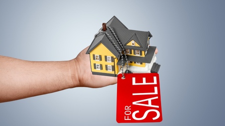 Real Estate, House, Real Estate Sign.の写真素材