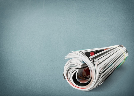 Magazine, publication, roll.の写真素材
