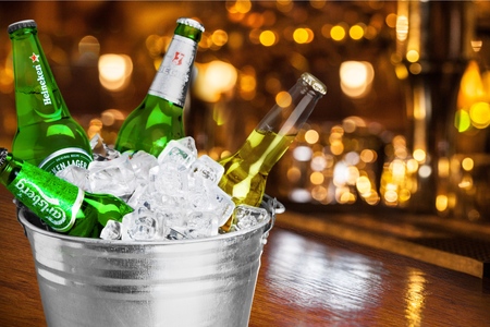 different brands of beersのeditorial素材