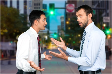 Arguing.の写真素材