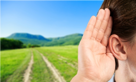 Listen.の写真素材