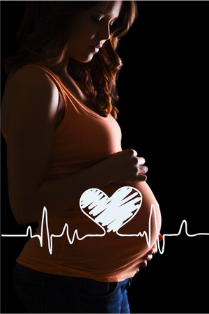 Human Pregnancy.の写真素材