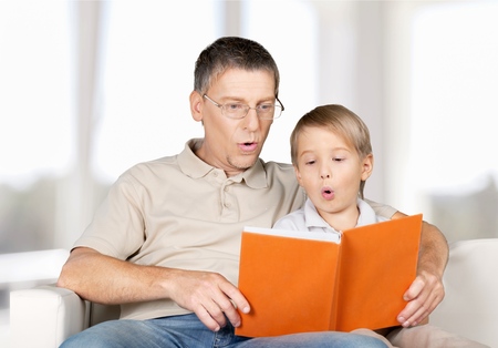 Father and child.