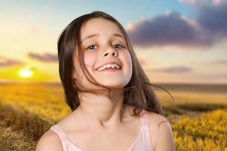 Happy little girl