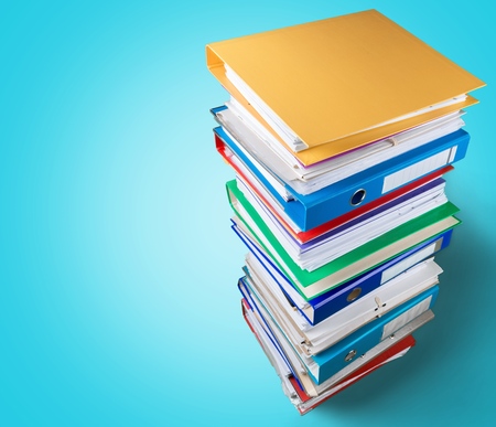 Ring Binders Stack.