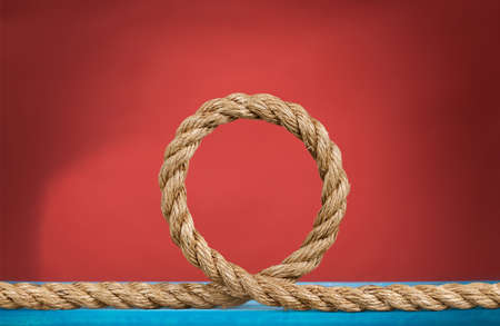 Rope yarn.の写真素材