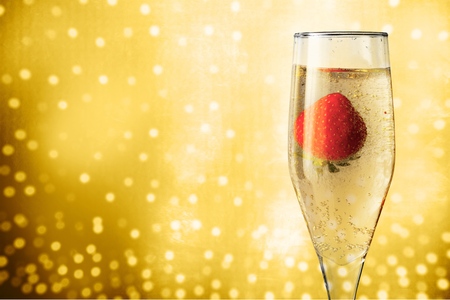 Strawberry Champagne.の写真素材