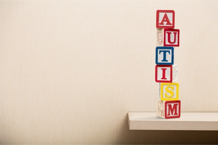 Autism blocks.の写真素材