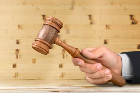 Auction Judge.の写真素材