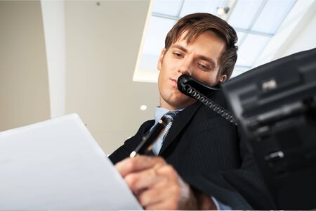 On The Phone.の写真素材