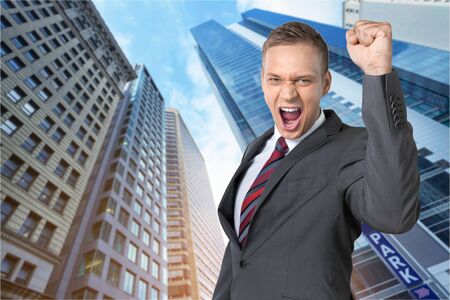 Success man happy の写真素材