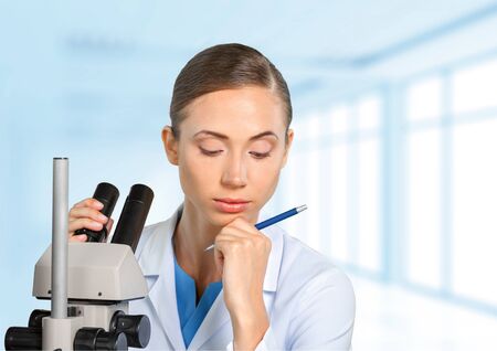 Microscope.の写真素材