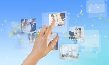 Videos.の写真素材