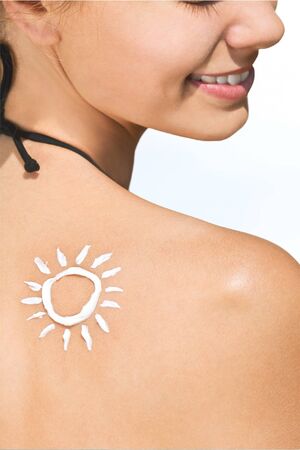 Suntan Lotion.の写真素材
