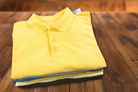 Folded Clothing.の写真素材