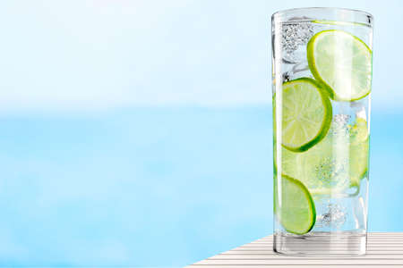 Ice water.の写真素材