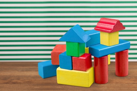 Toy blocks.