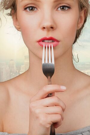 Fork.の写真素材