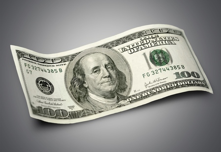 One Hundred Dollar Bill.の写真素材