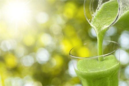 Green drink.の写真素材