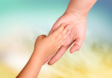Holding Hands.の写真素材