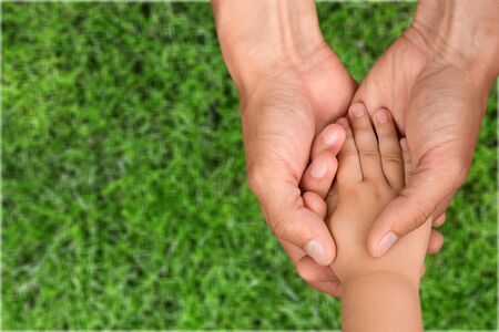 Helping hands.の写真素材